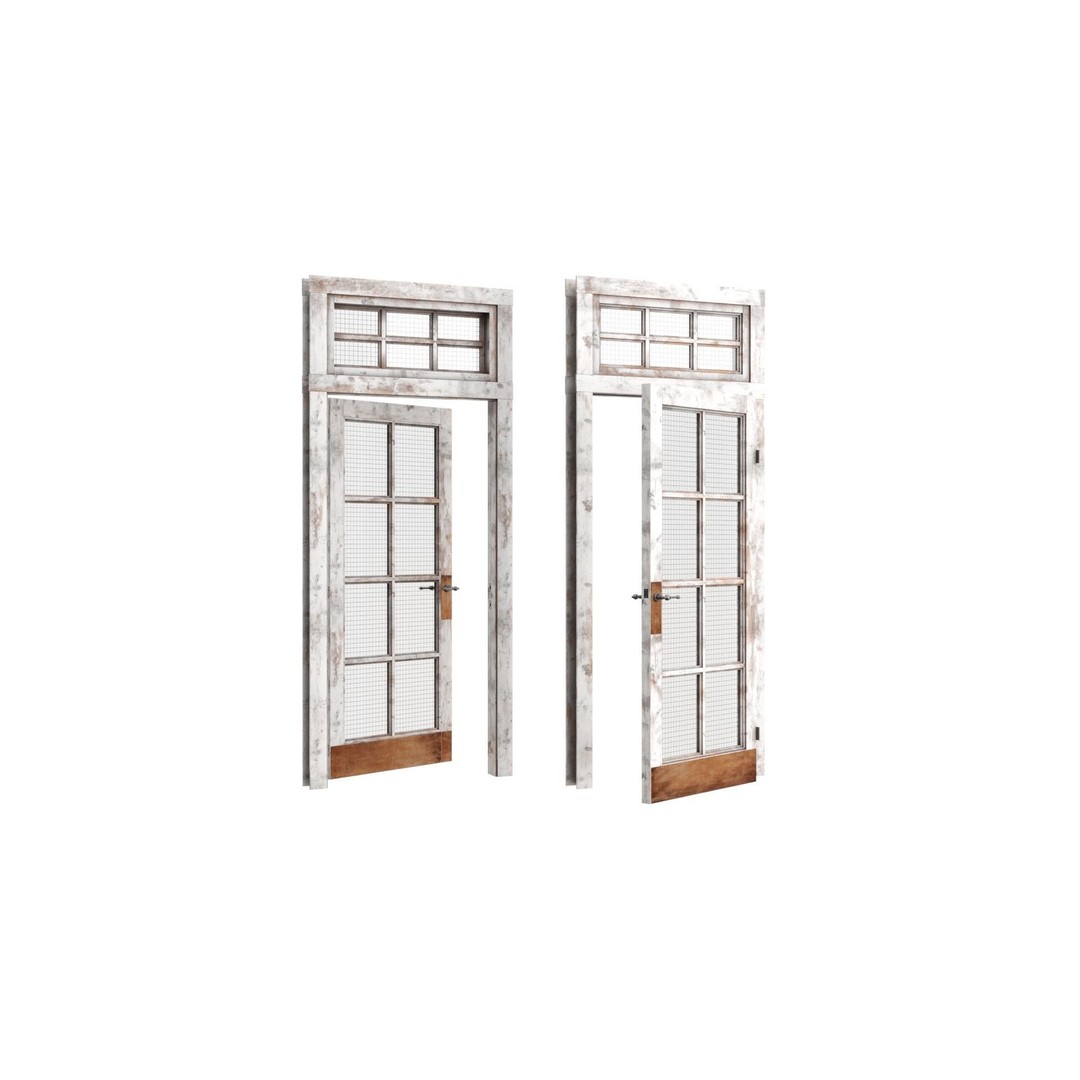 Doors Brothers DOOR LOFT 5A 3D Model – Contemporary Wooden Door, FBX & OBJ - View 4