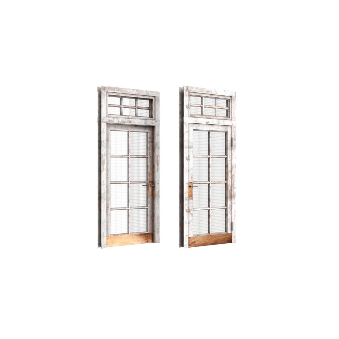 Doors Brothers DOOR LOFT 5A 3D Model – Contemporary Wooden Door, FBX & OBJ - View 5