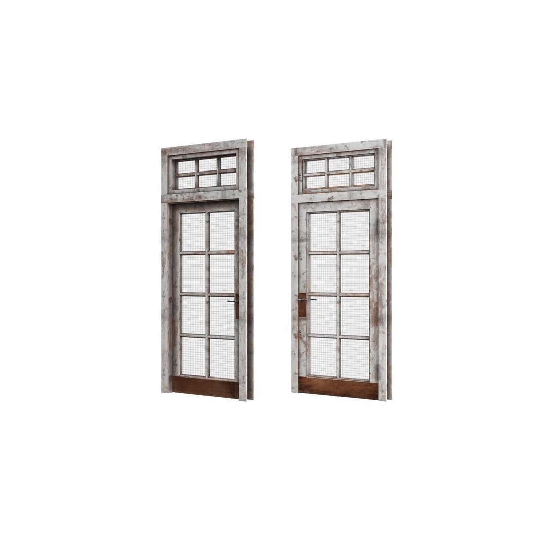 Doors Brothers DOOR LOFT 5A 3D Model – Contemporary Wooden Door, FBX & OBJ - View 6