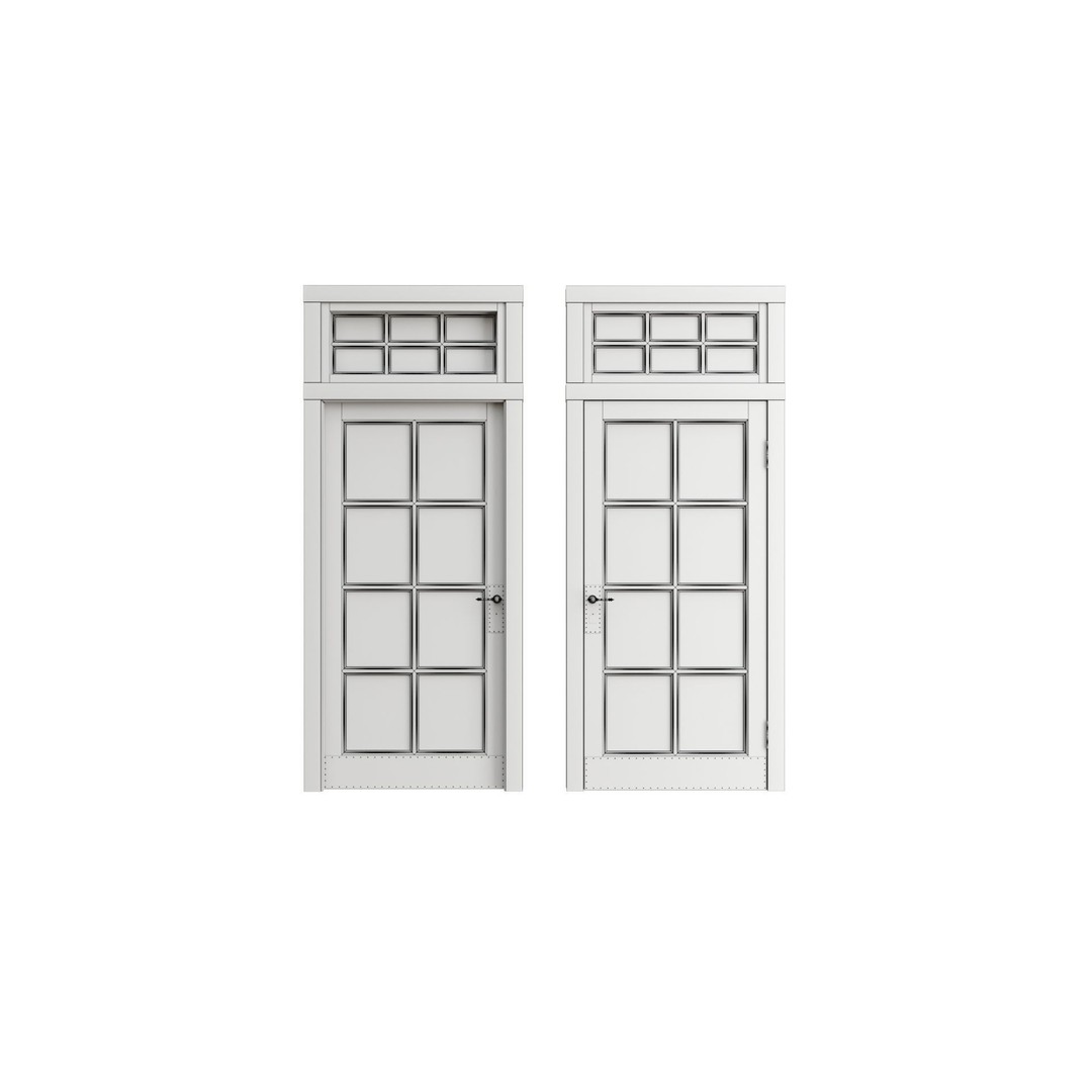 Doors Brothers DOOR LOFT 5A 3D Model – Contemporary Wooden Door, FBX & OBJ - View 7
