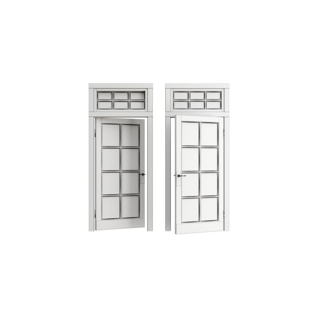 Doors Brothers DOOR LOFT 5A 3D Model – Contemporary Wooden Door, FBX & OBJ - View 8