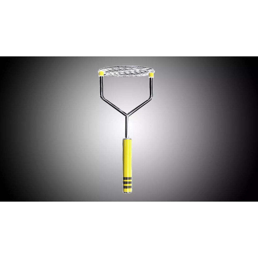 Potato Pusher-04 3D Model – Low Poly Kitchen Utensil, PBR Textures - View 8