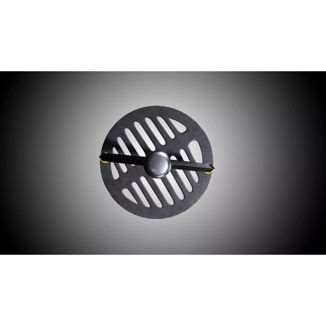 Potato Pusher-04 3D Model – Low Poly Kitchen Utensil, PBR Textures - View 9