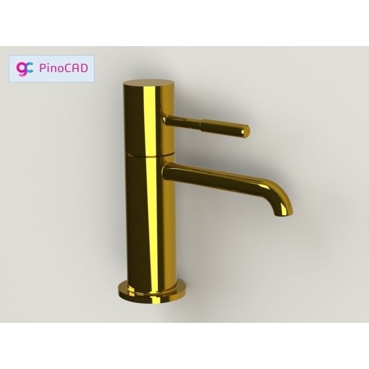 Wall-Mounted Bathroom Sink 3D Model – Classic Design, FBX, OBJ Formats