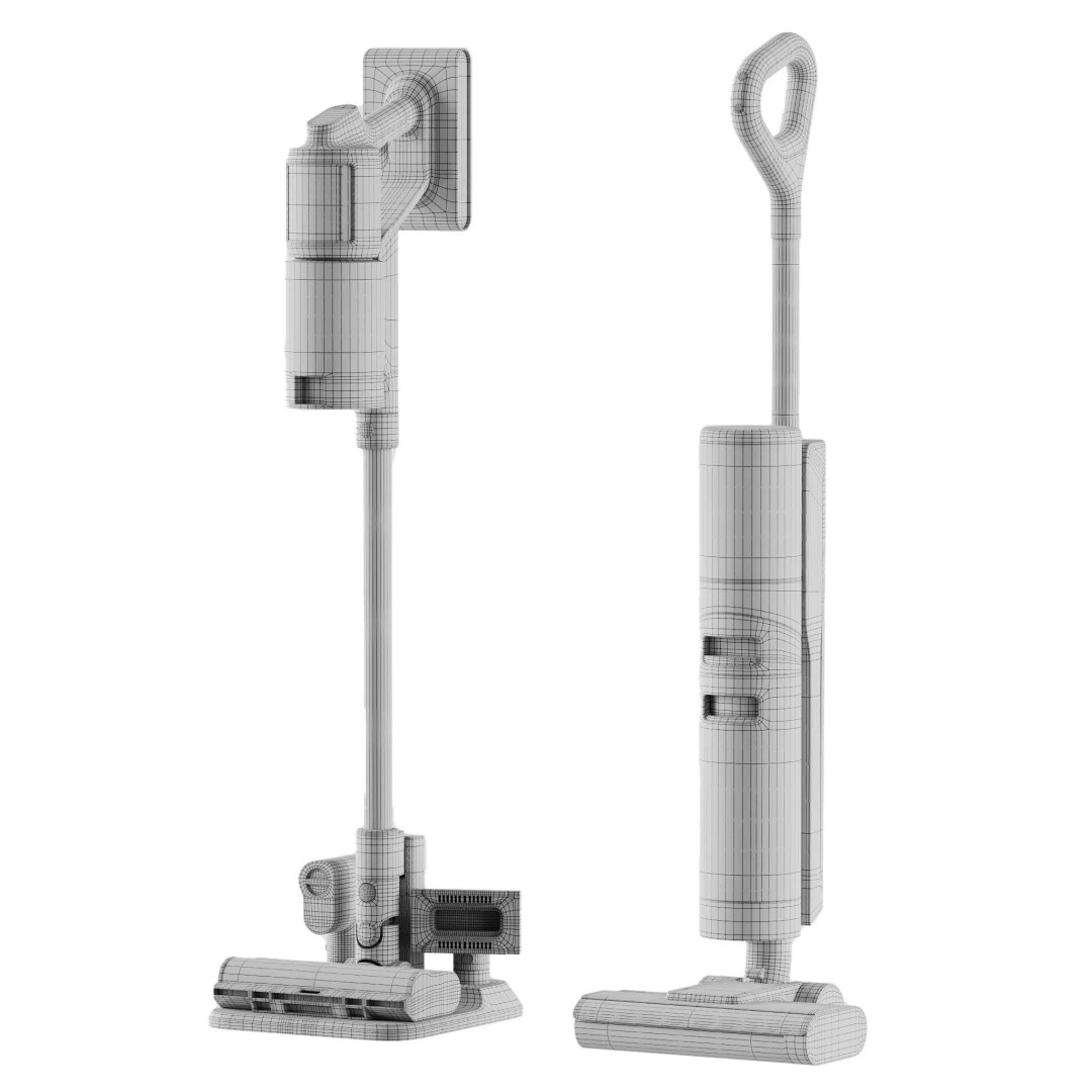 Dreame Vacuum Cleaner 3D Model – Detailed Household Appliance, FBX, OBJ - View 17