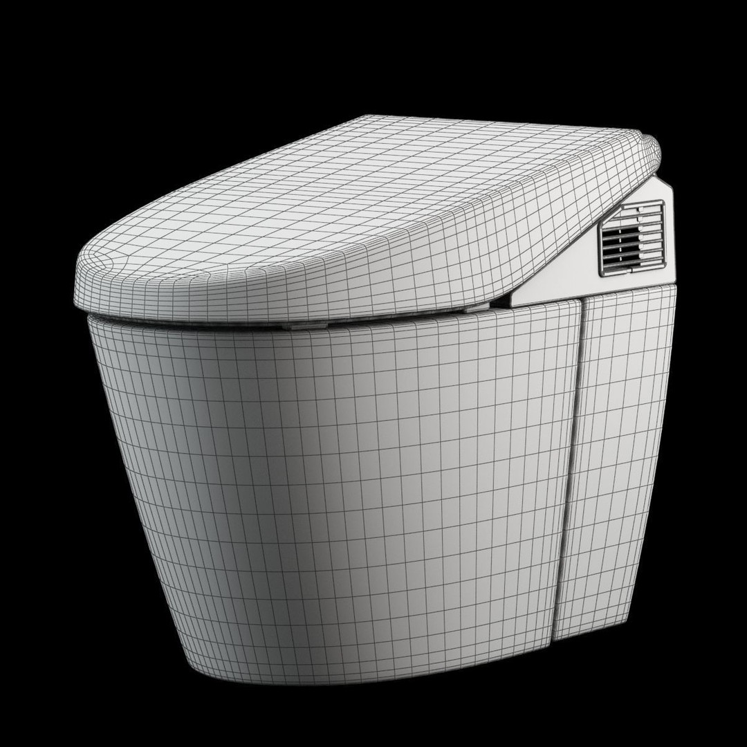 Toilet 3D Model – Realistic Bathroom Asset, FBX, PBR