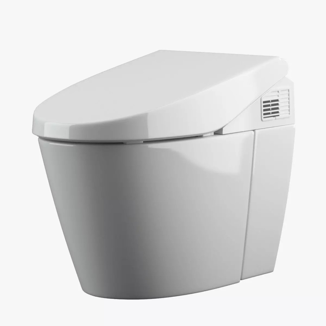 Toilet 3D Model – Realistic Bathroom Asset, FBX, PBR - View 2