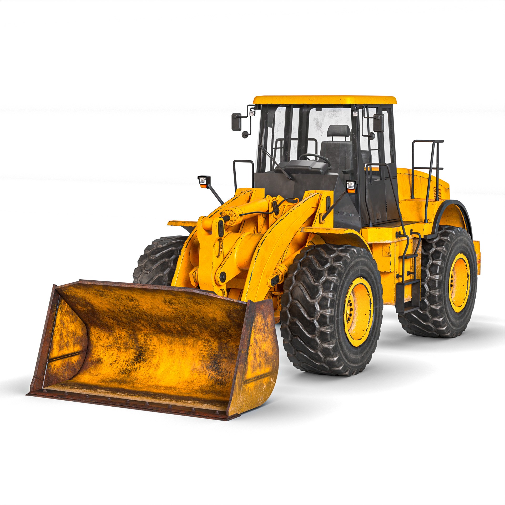 Wheel Loader - Game-Ready 3D Model