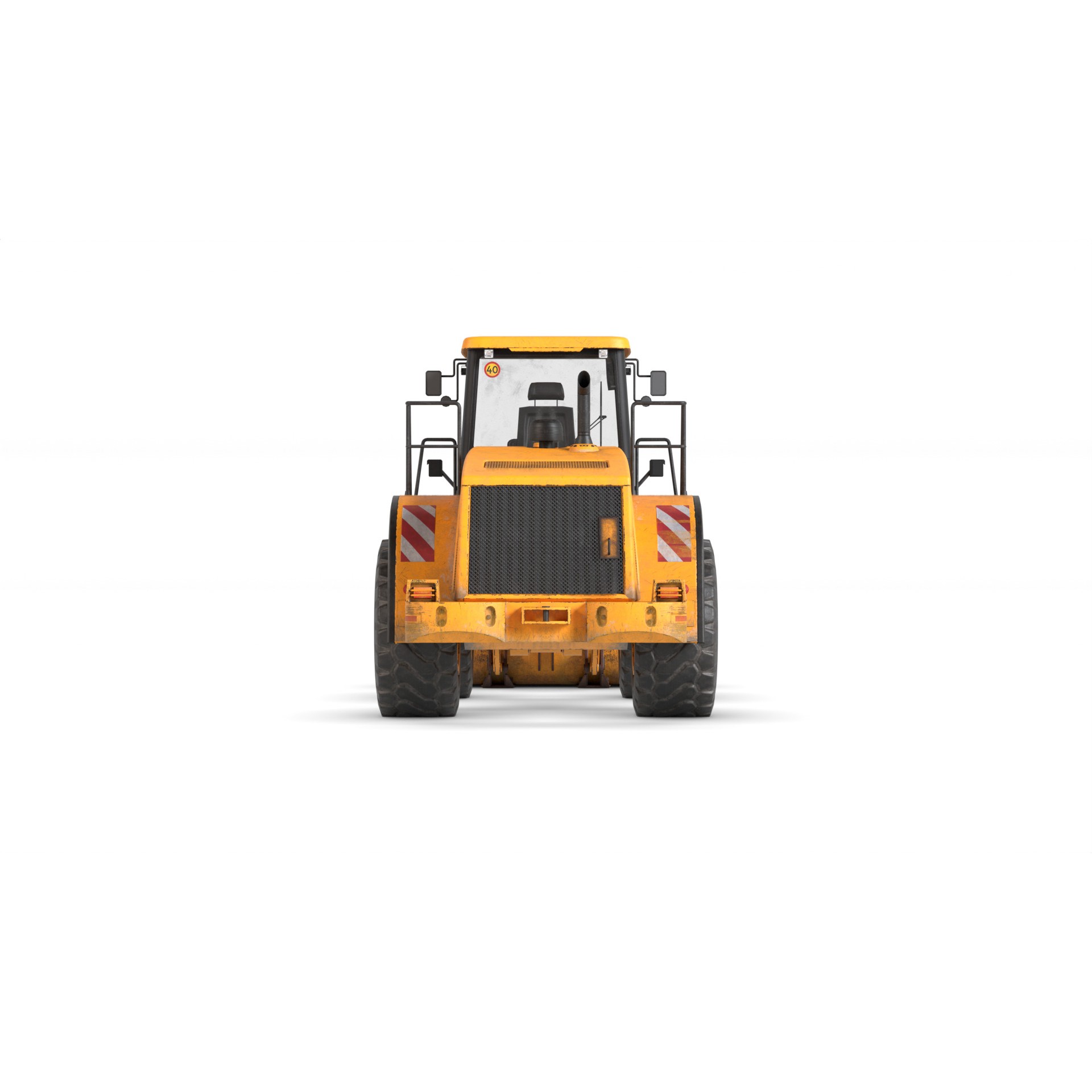 Wheel Loader - Game-Ready 3D Model - View 19