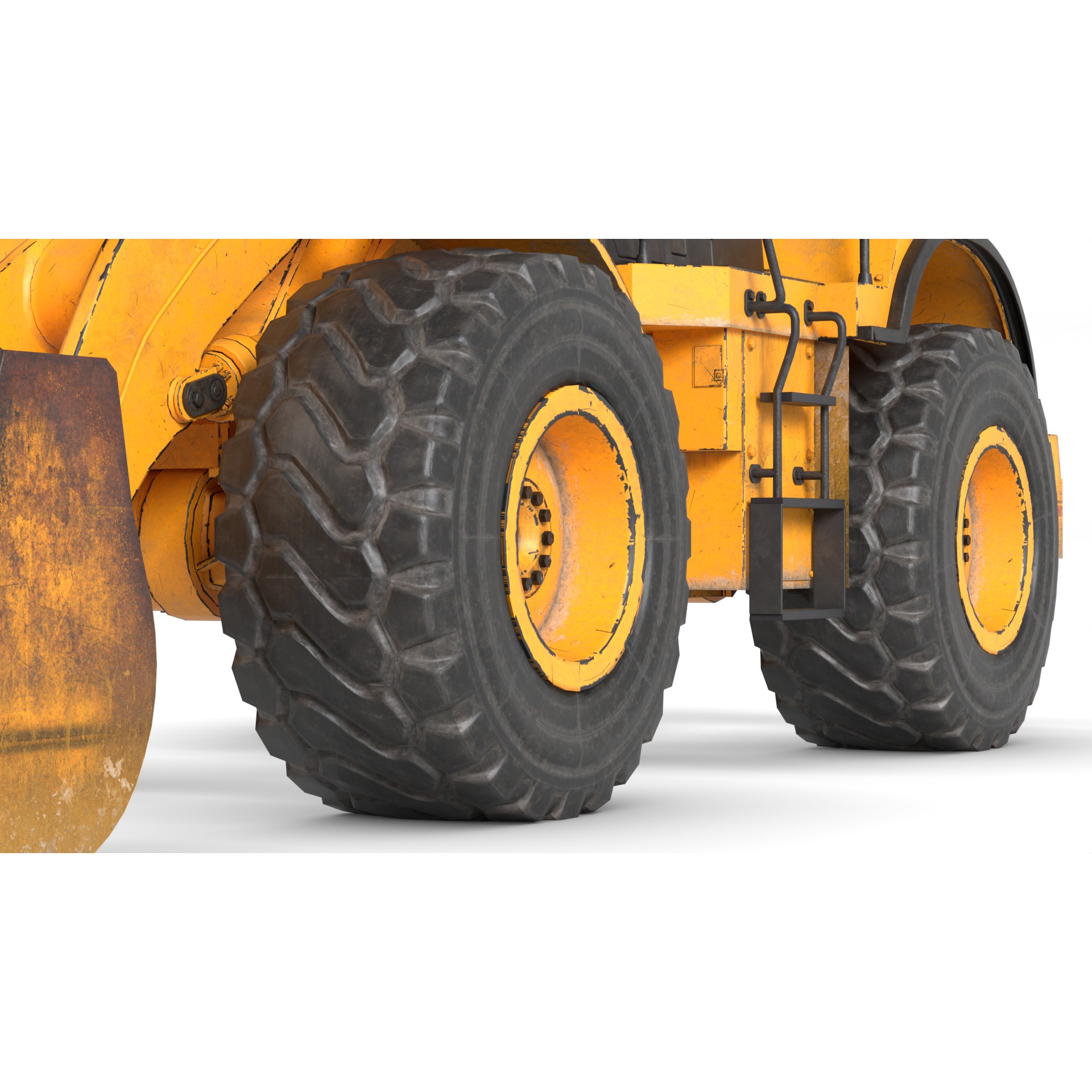 Wheel Loader - Game-Ready 3D Model - View 21