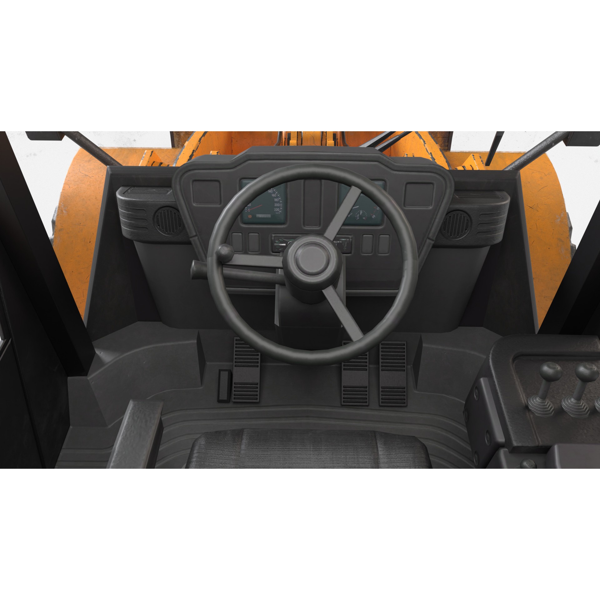 Wheel Loader - Game-Ready 3D Model - View 6