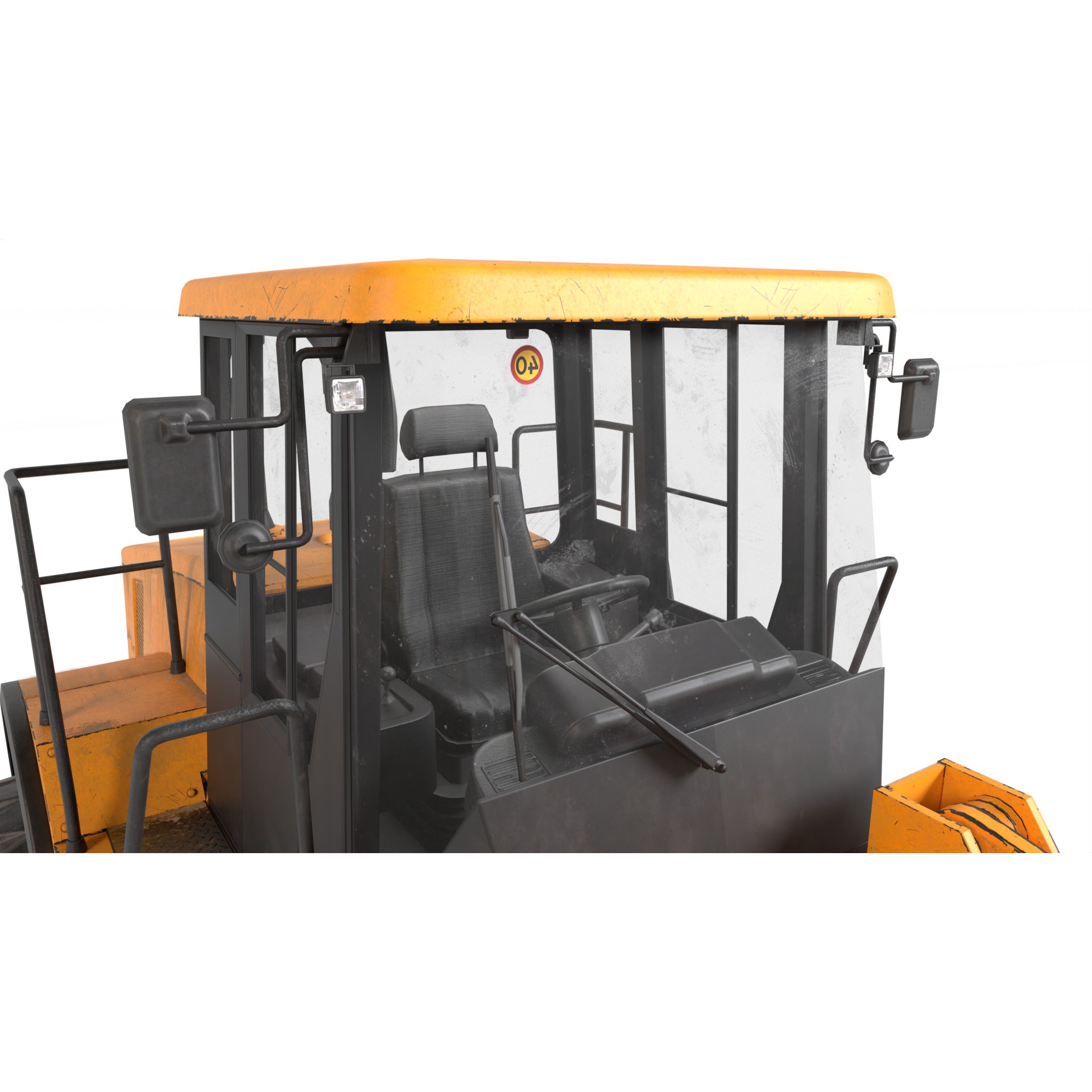 Wheel Loader - Game-Ready 3D Model - View 8