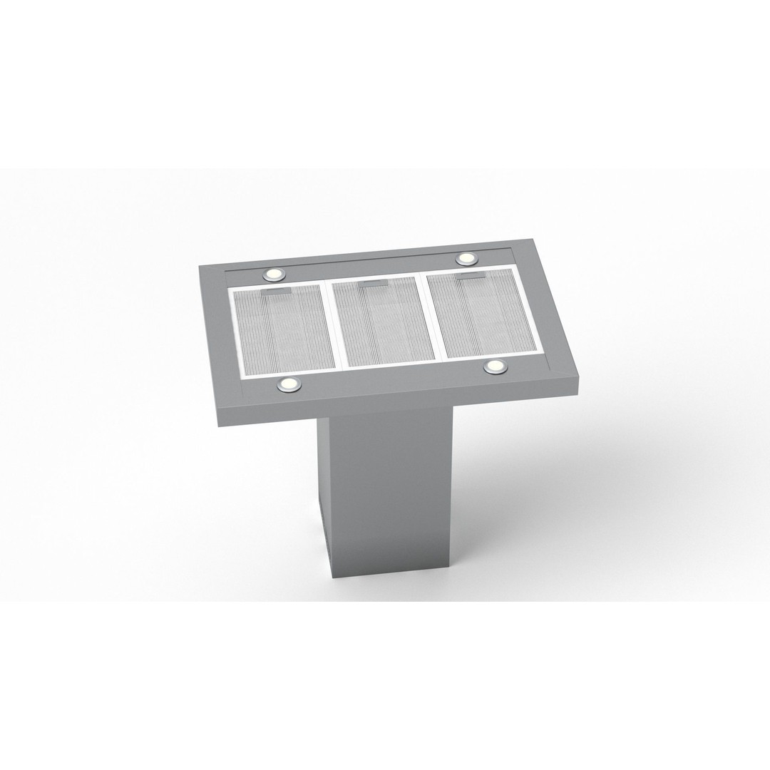 ILVE Island Range Hood 3D Model – High Poly Kitchen Asset, PBR, FBX