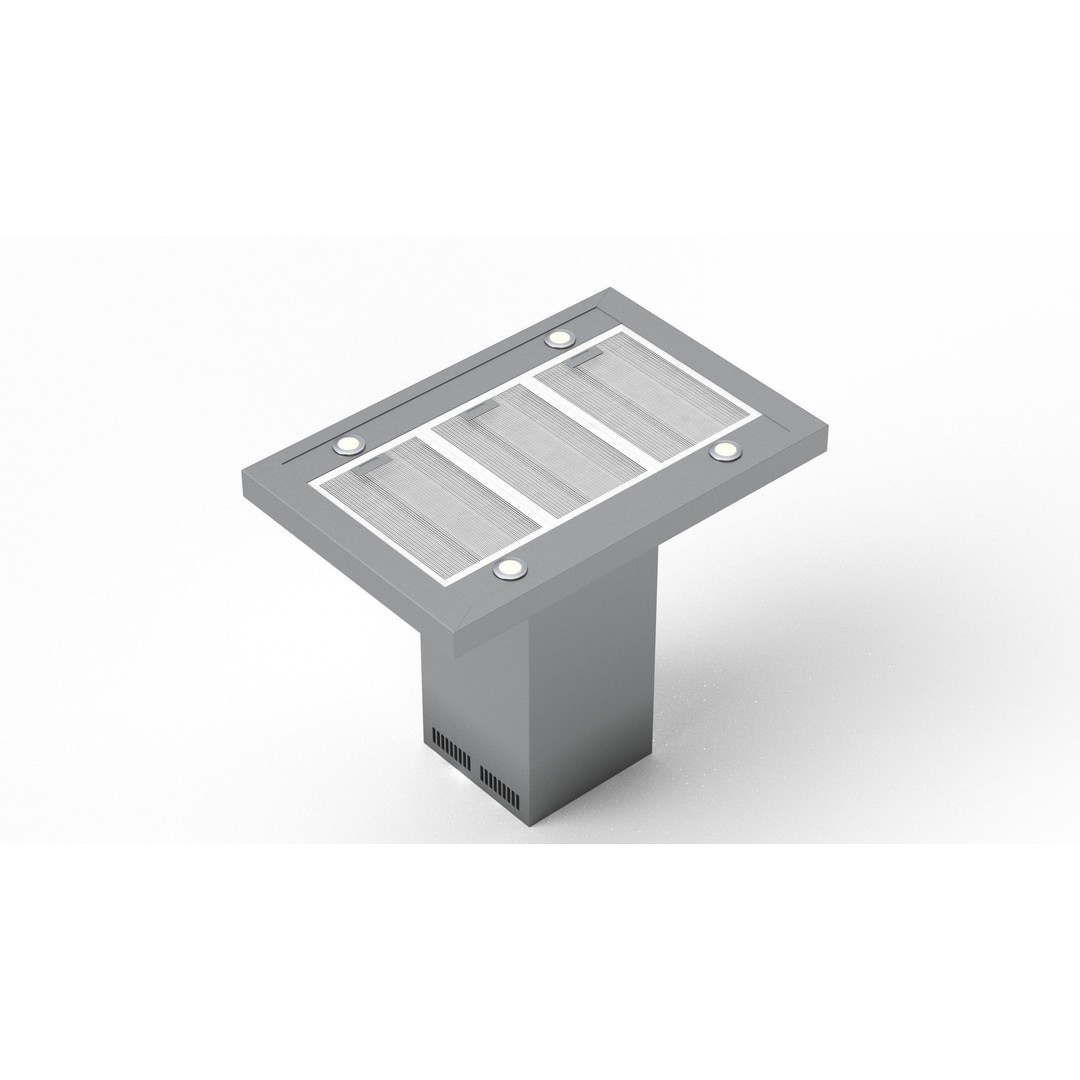 ILVE Island Range Hood 3D Model – High Poly Kitchen Asset, PBR, FBX - View 21