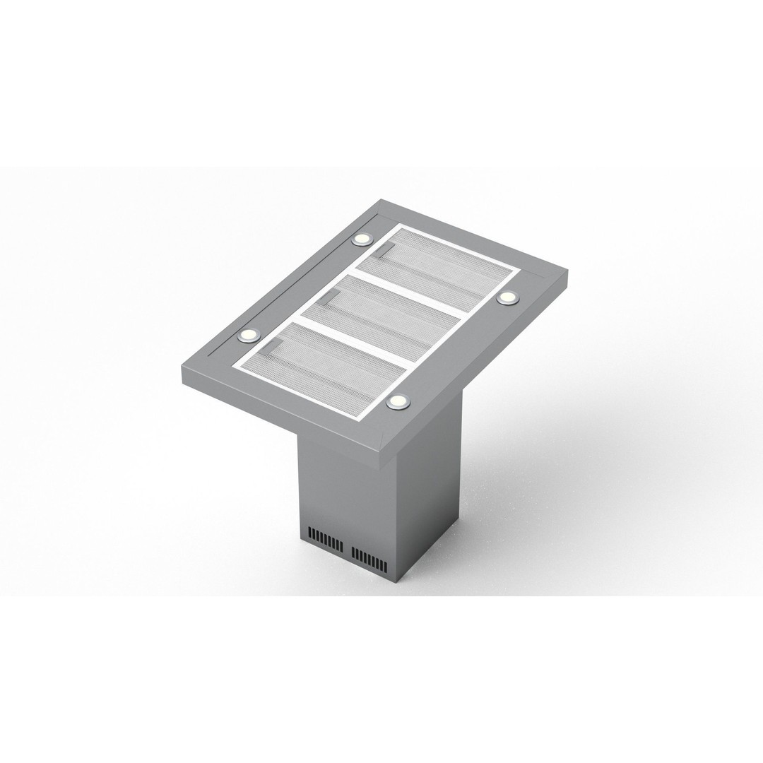 ILVE Island Range Hood 3D Model – High Poly Kitchen Asset, PBR, FBX - View 22