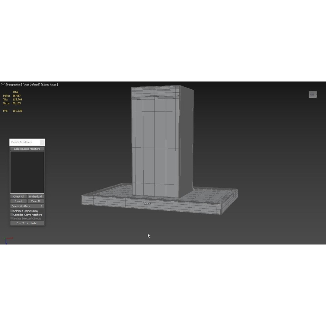 ILVE Island Range Hood 3D Model – High Poly Kitchen Asset, PBR, FBX - View 6