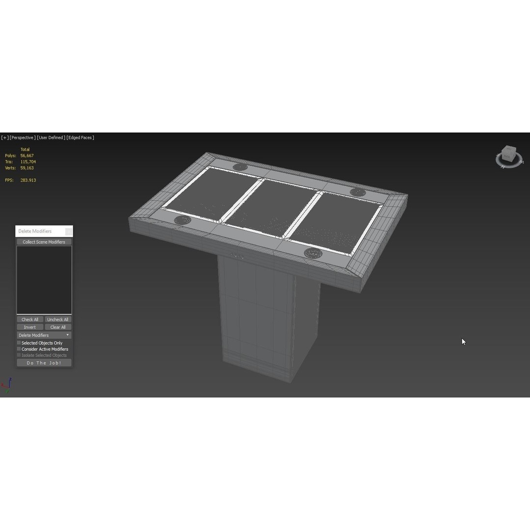 ILVE Island Range Hood 3D Model – High Poly Kitchen Asset, PBR, FBX - View 9