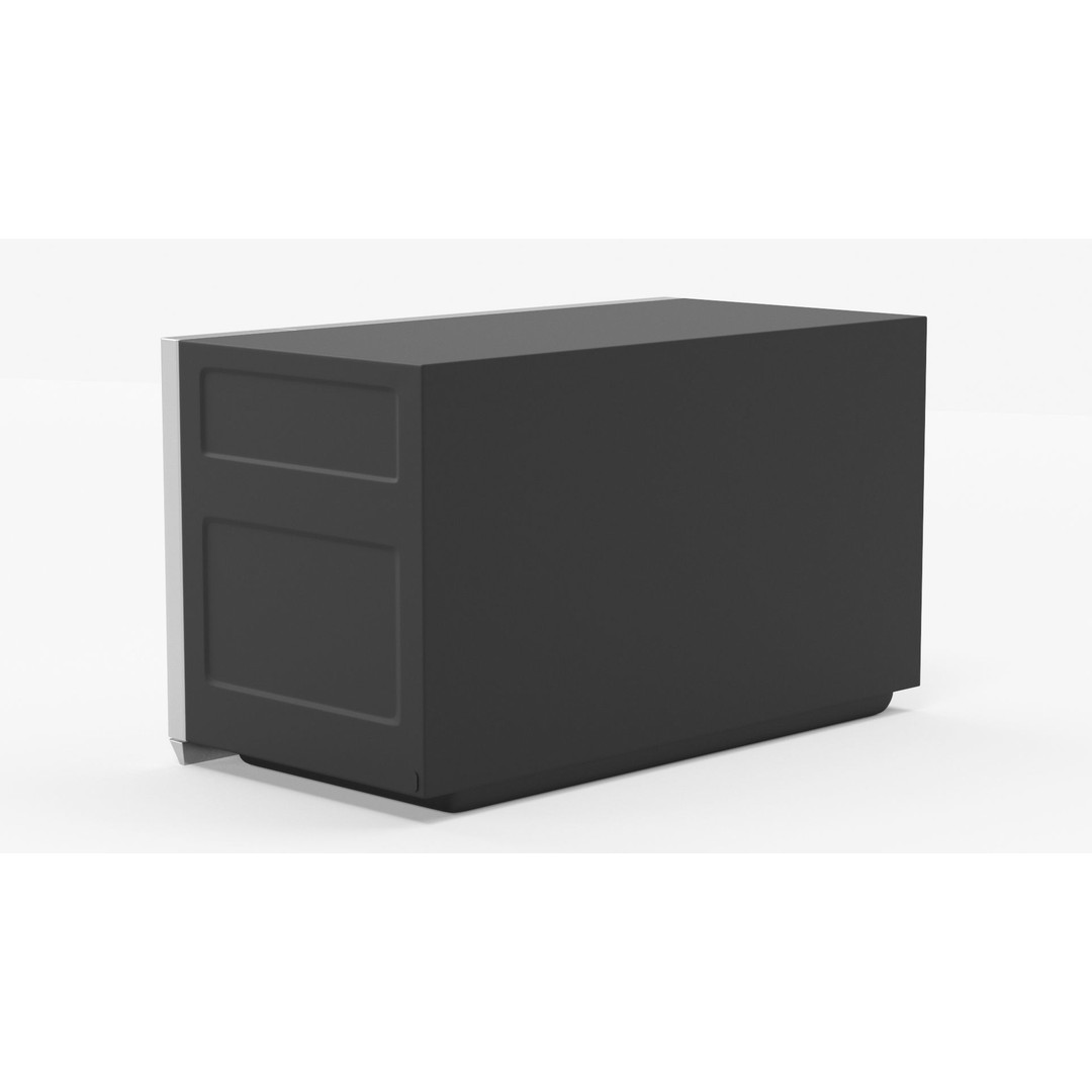 GE Profile Microwave Oven 3D Model – High Poly PBR Asset, FBX/OBJ - View 27
