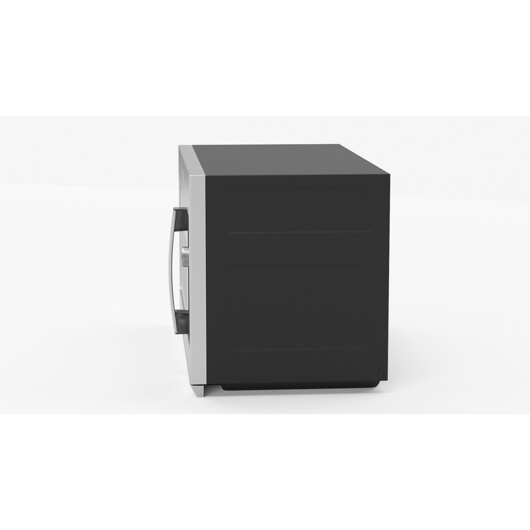 GE Profile Microwave Oven 3D Model – High Poly PBR Asset, FBX/OBJ - View 29