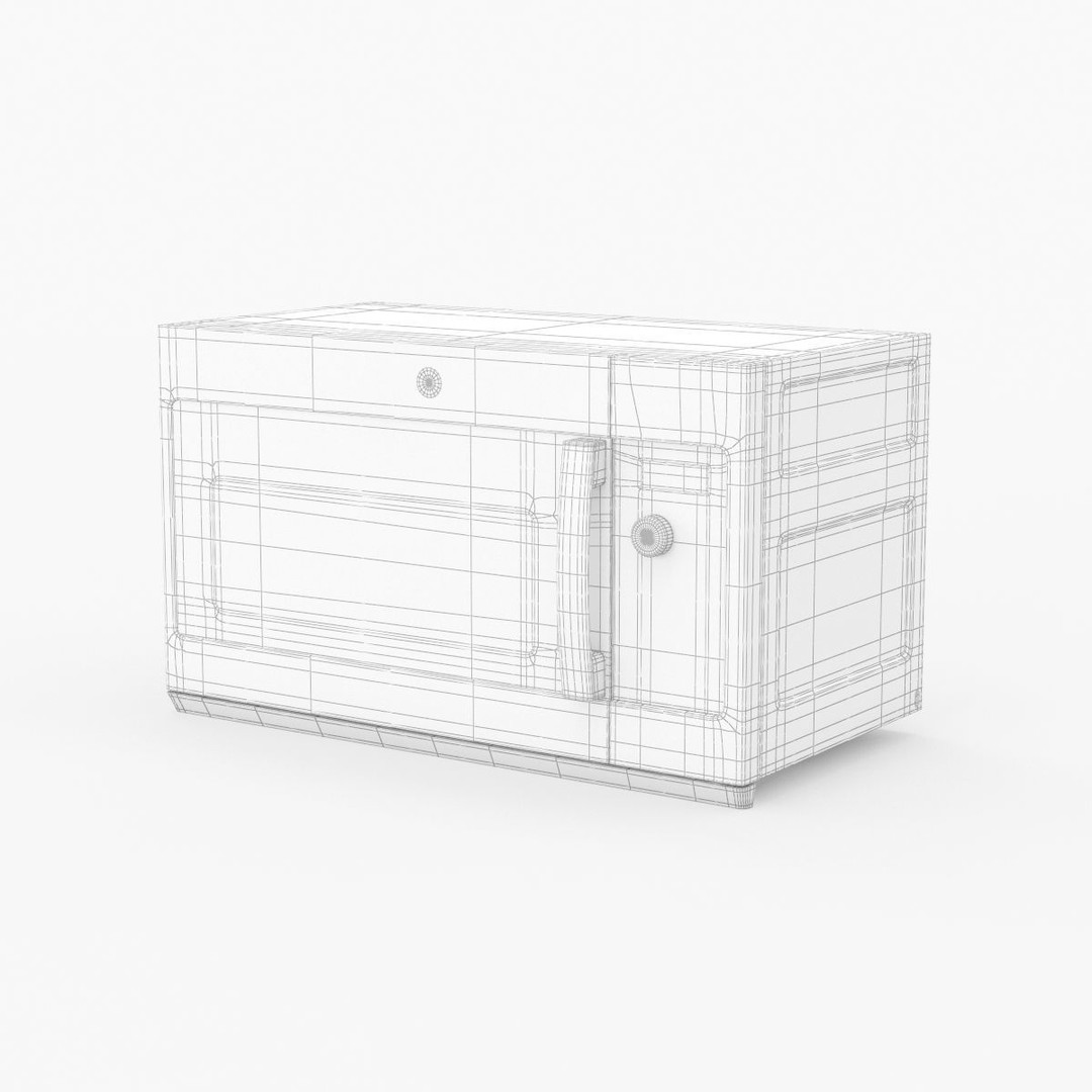 GE Profile Microwave Oven 3D Model – High Poly PBR Asset, FBX/OBJ - View 35