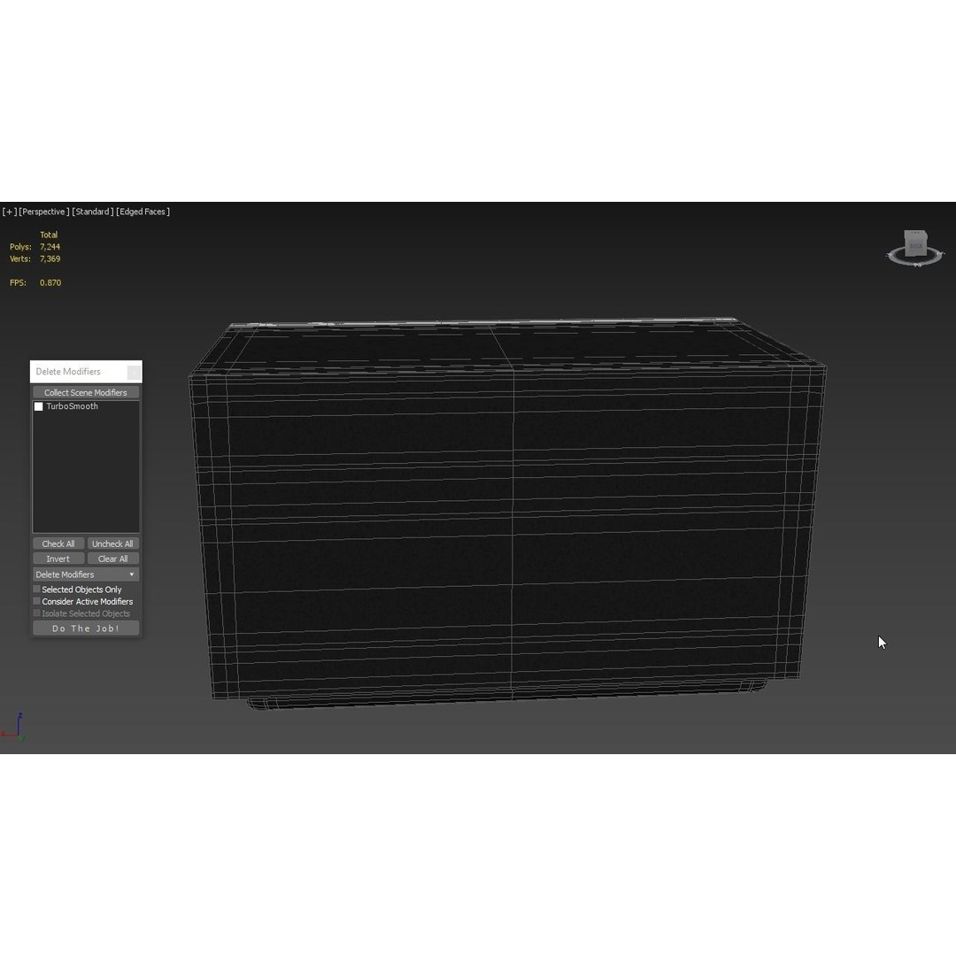 GE Profile Microwave Oven 3D Model – High Poly PBR Asset, FBX/OBJ - View 9