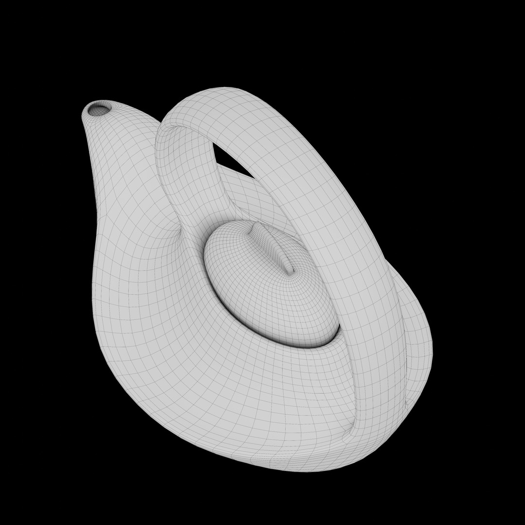 Chinese Teapot 3D Model – High Poly PBR Kitchenware, Blender, FBX - View 8
