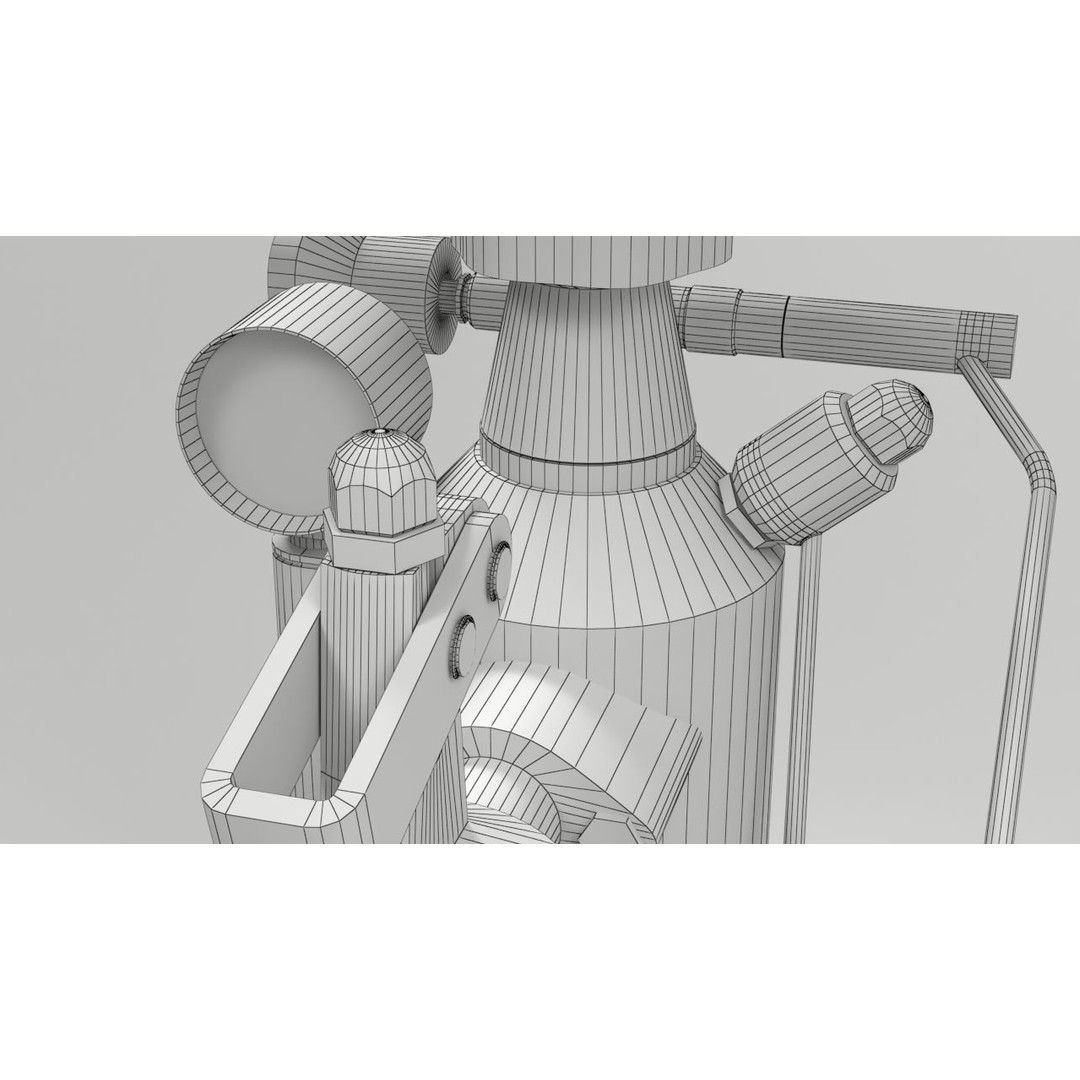 La Pavoni Espresso Coffee Machine 3D Model – Low Poly PBR Asset, FBX - View 22