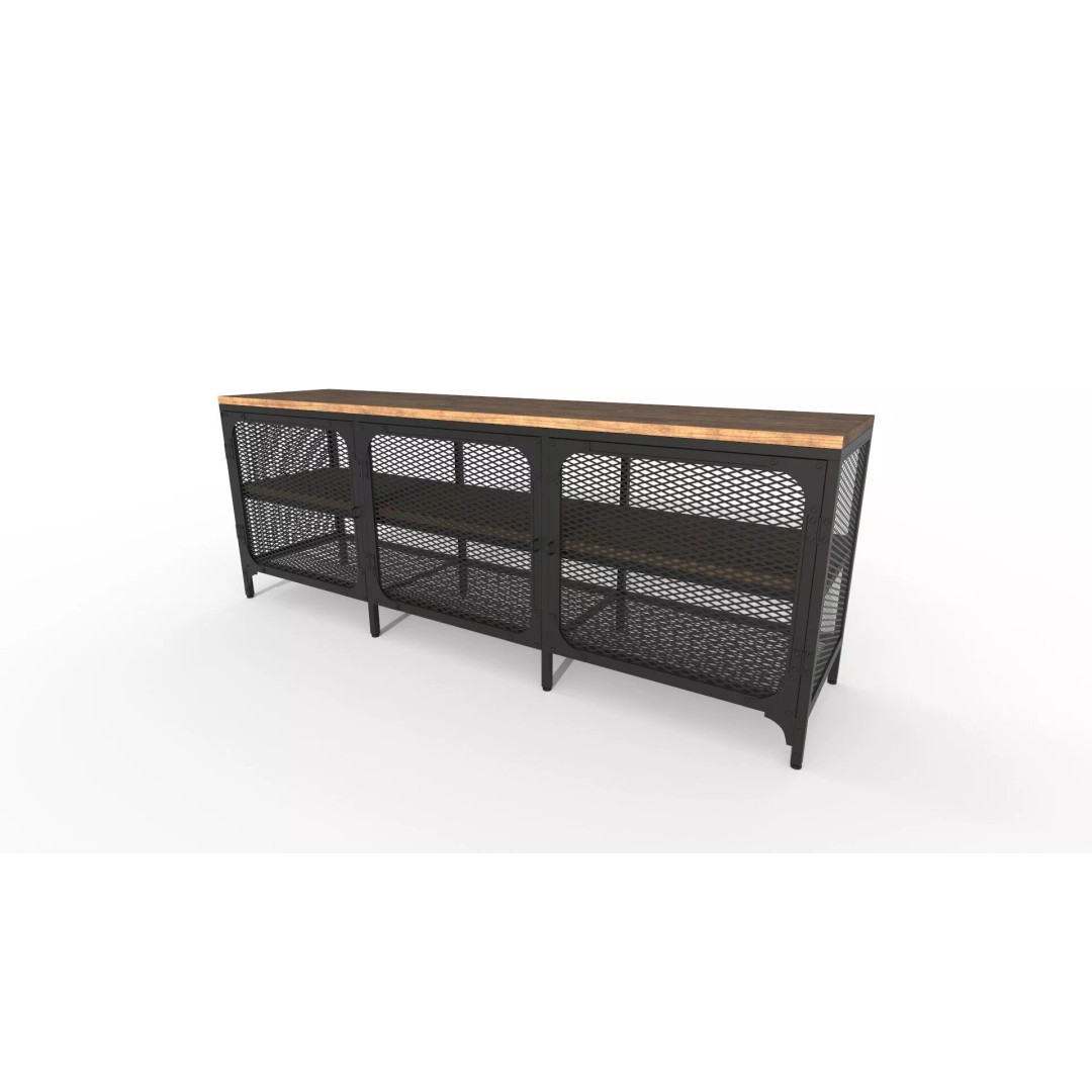 TV Cabinet 3D Model – Modern Furniture Set with PBR Textures - View 32