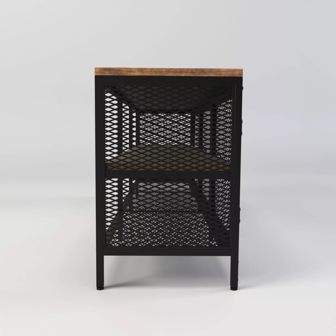 TV Cabinet 3D Model – Modern Furniture Set with PBR Textures - View 7