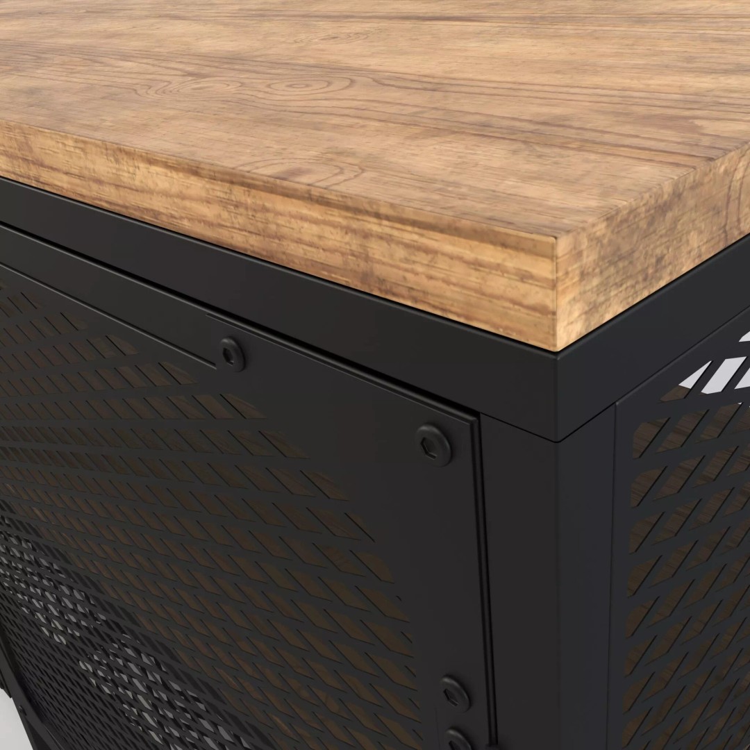 TV Cabinet 3D Model – Modern Furniture Set with PBR Textures - View 9