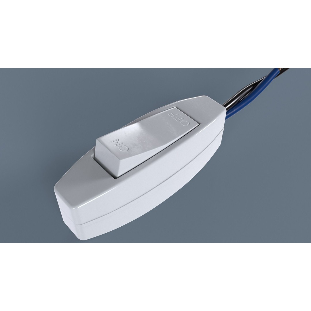 Indoor Hanging Switch 3D Model – High Poly PBR Asset, FBX & Blender - View 10