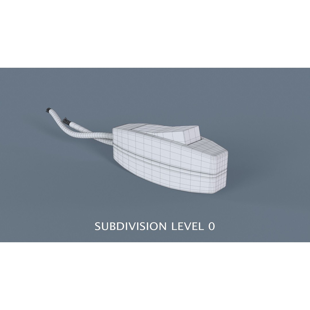 Indoor Hanging Switch 3D Model – High Poly PBR Asset, FBX & Blender - View 18