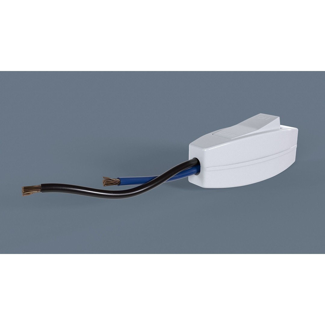 Indoor Hanging Switch 3D Model – High Poly PBR Asset, FBX & Blender - View 3