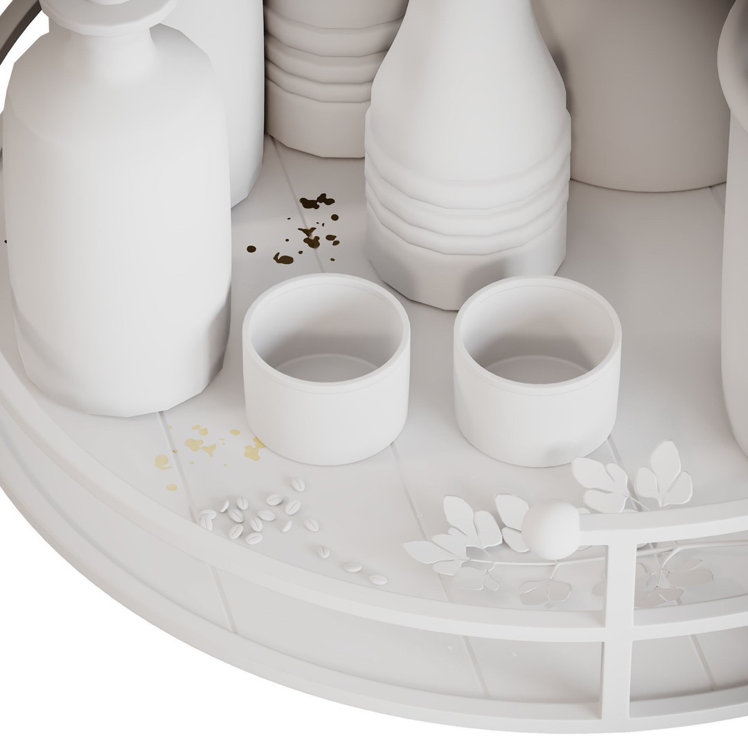Kitchen Accessories 3D Model – PBR Interior Asset, FBX - View 11