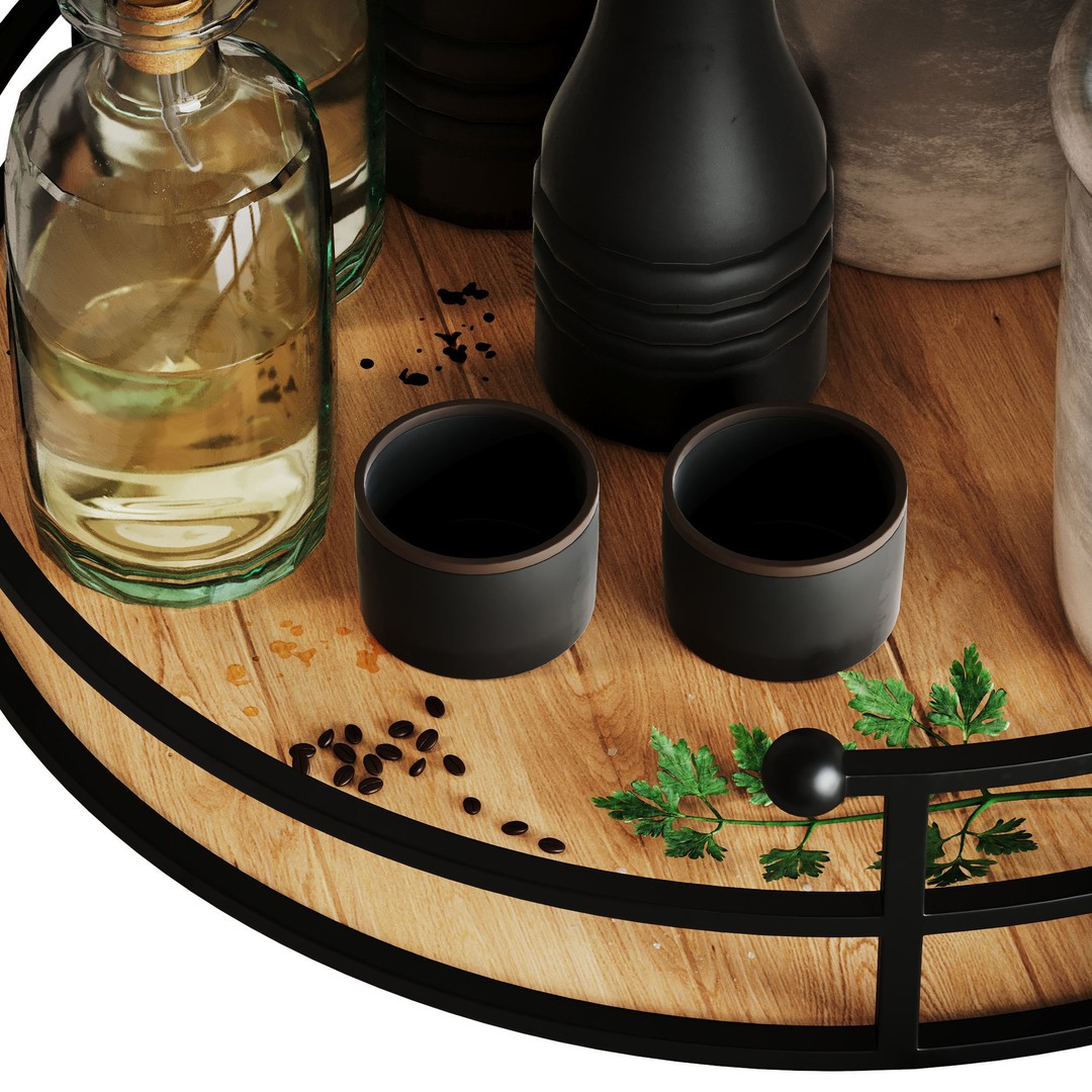 Kitchen Accessories 3D Model – PBR Interior Asset, FBX - View 5