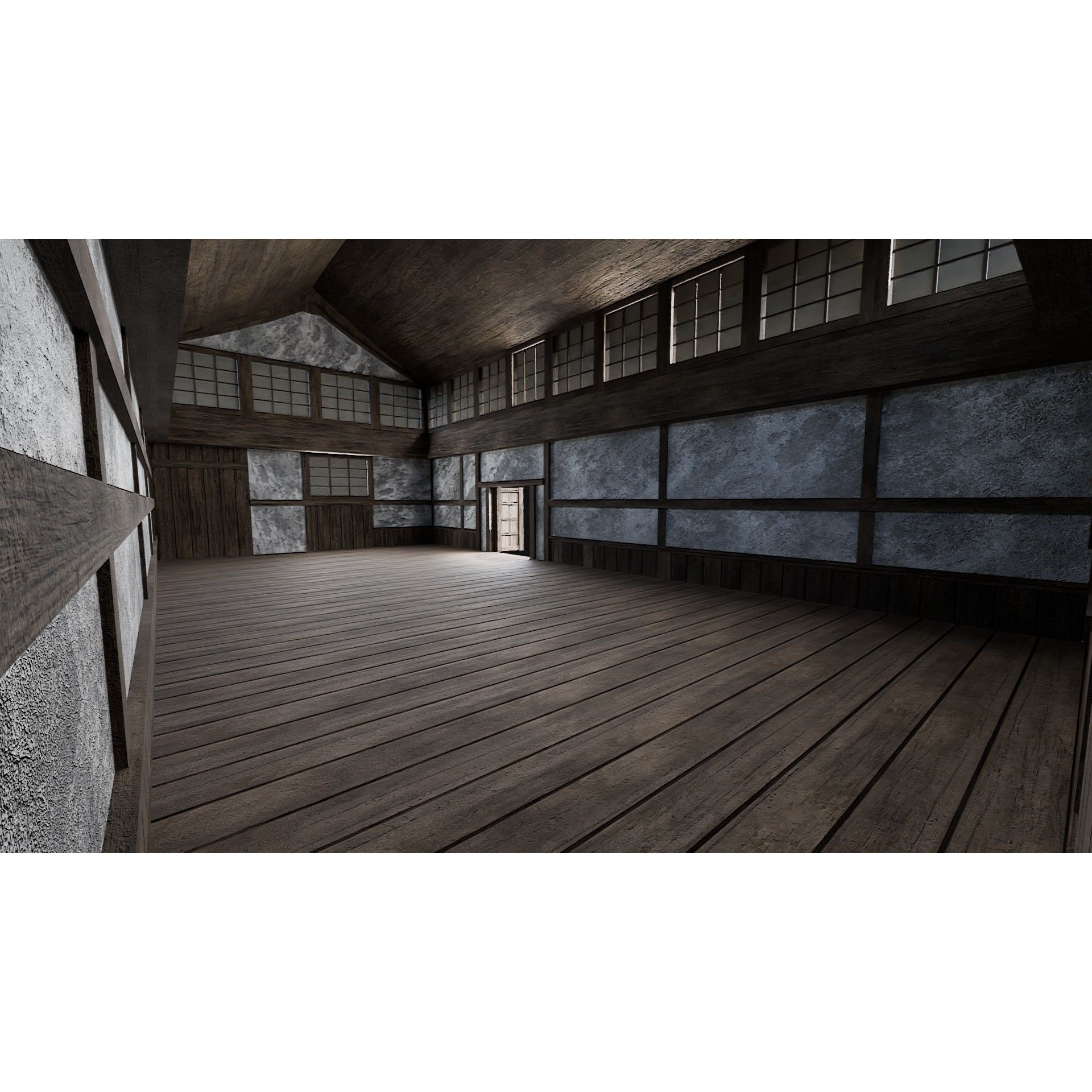 Japanese Feudal Houses - Low-Poly Game-Ready 3D Model - View 51