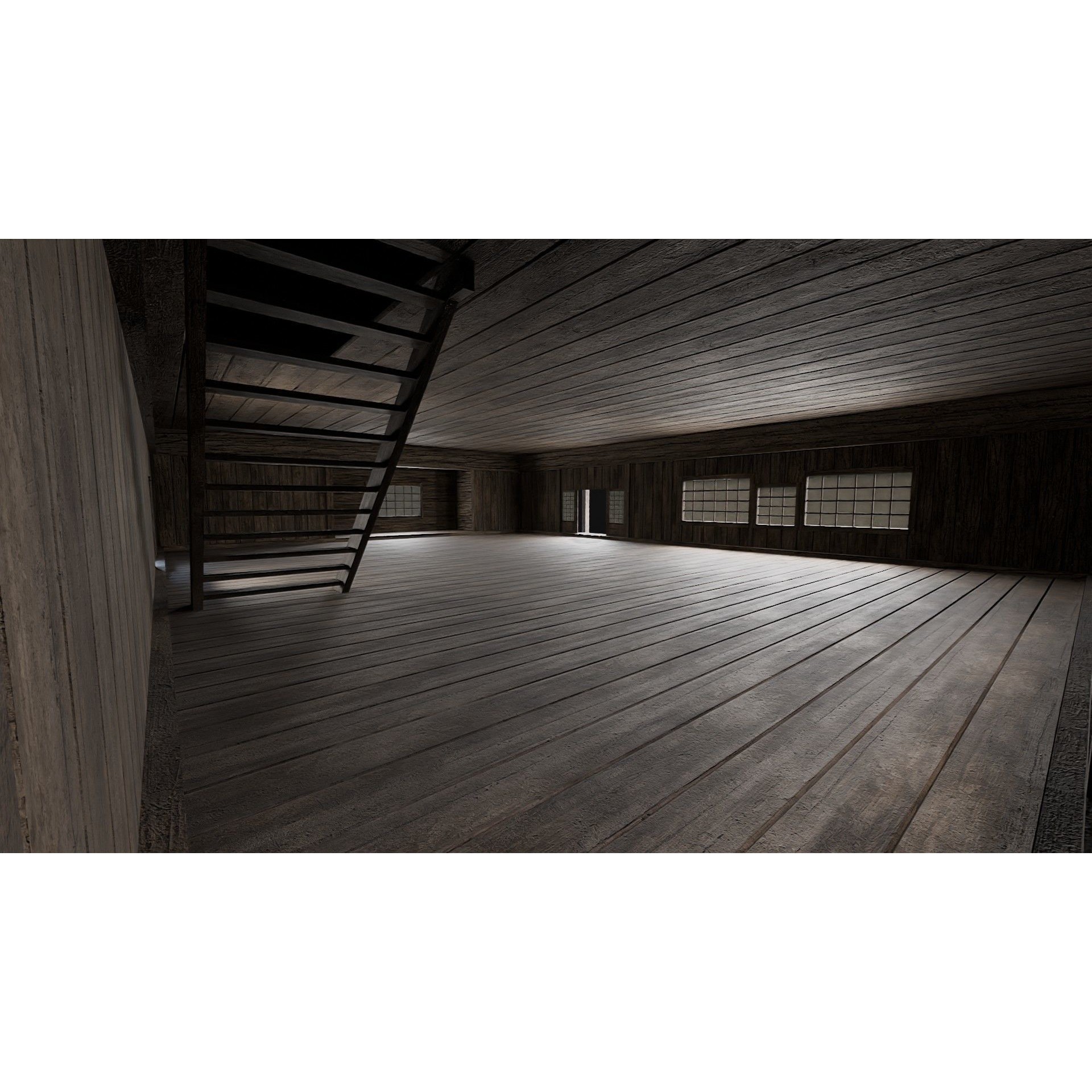 Japanese Feudal Houses - Low-Poly Game-Ready 3D Model - View 58