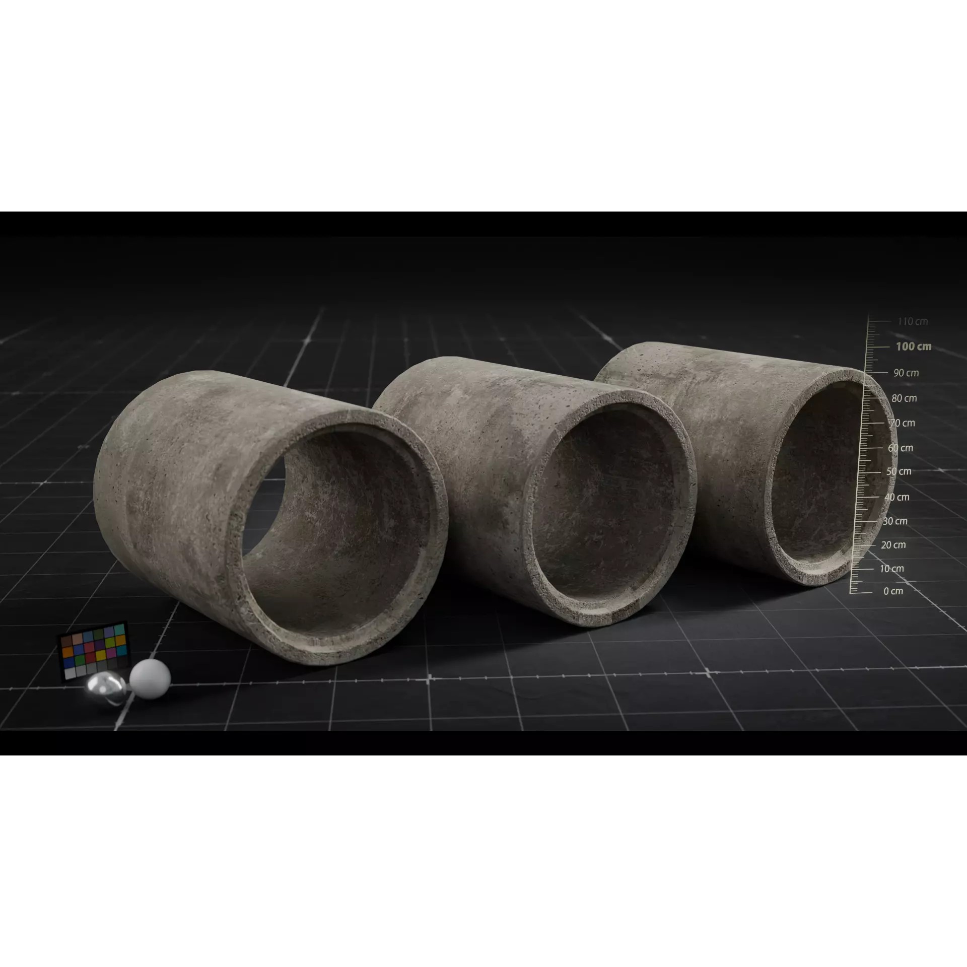 Construction Elements Set 01 - Low-Poly Game-Ready 3D Model - View 14