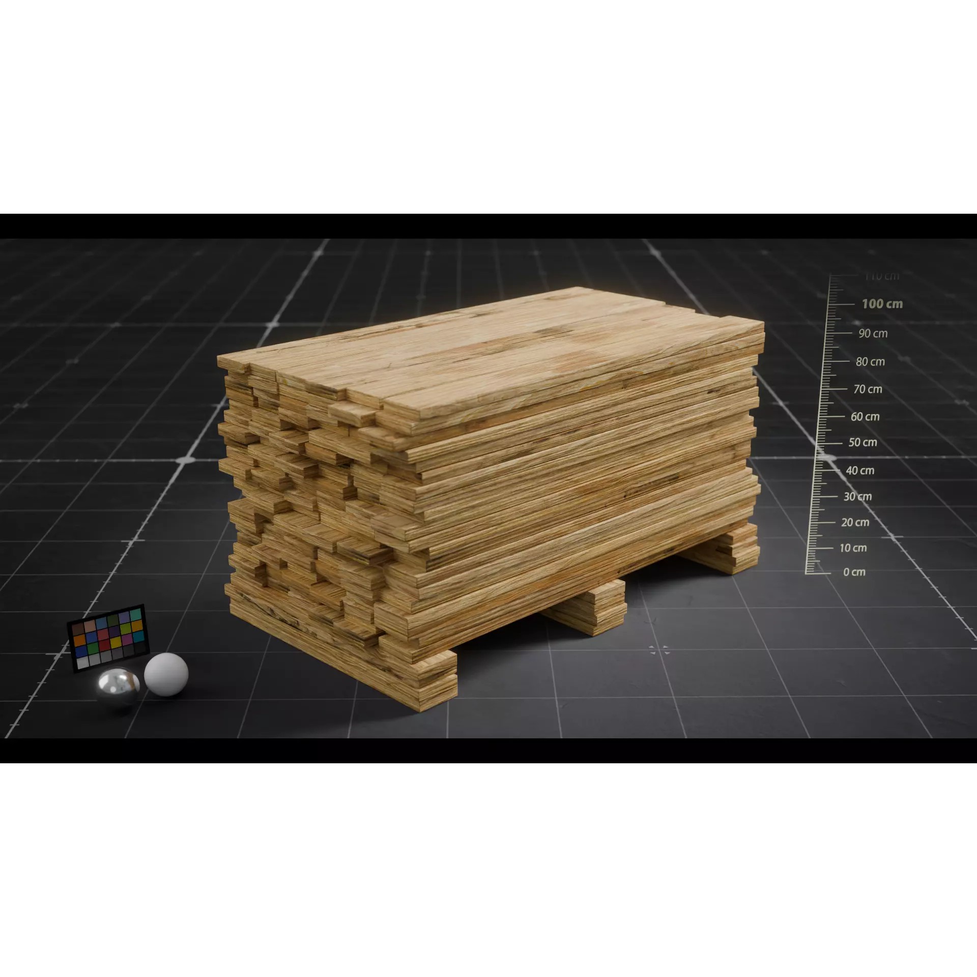 Construction Elements Set 01 - Low-Poly Game-Ready 3D Model - View 16