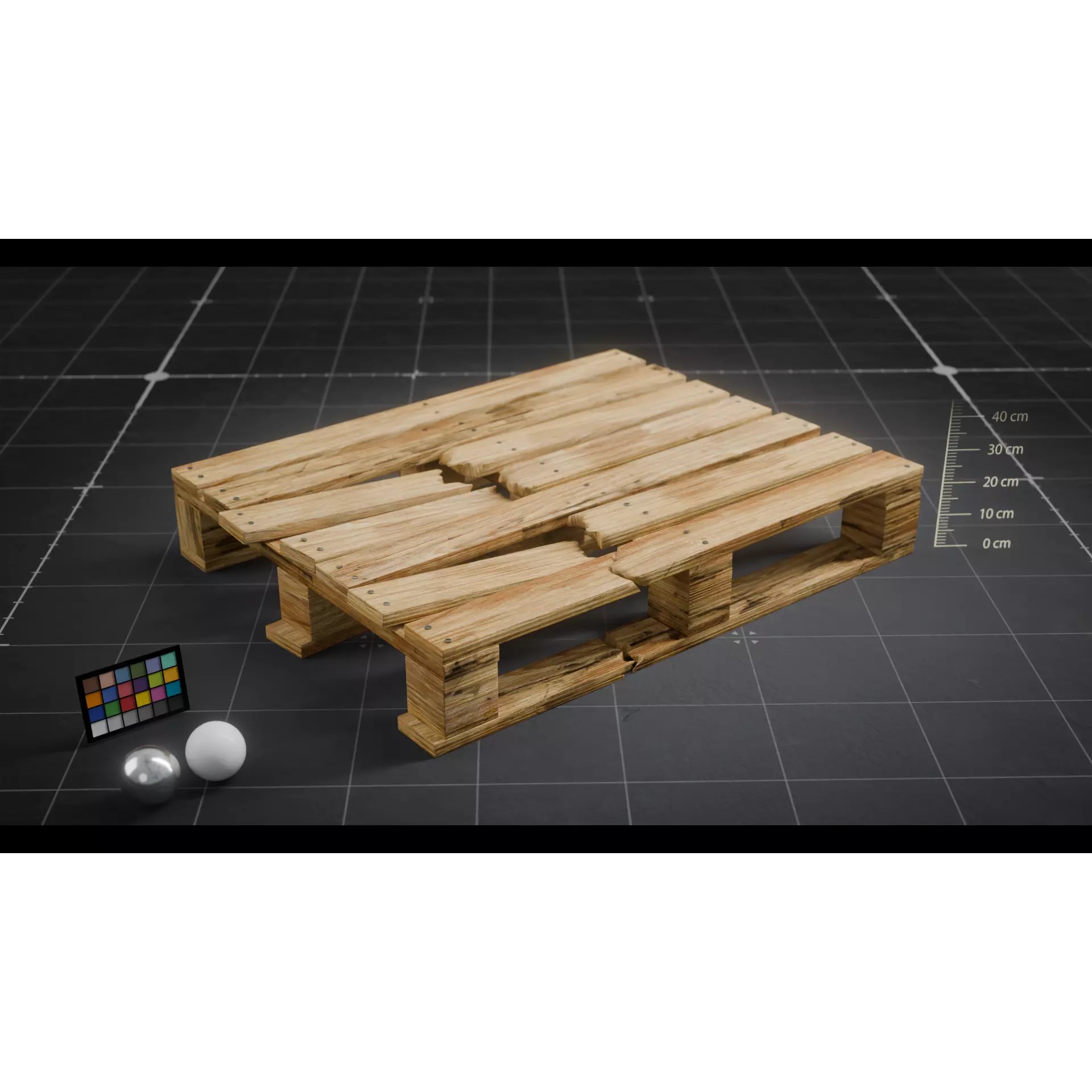 Construction Elements Set 01 - Low-Poly Game-Ready 3D Model - View 17