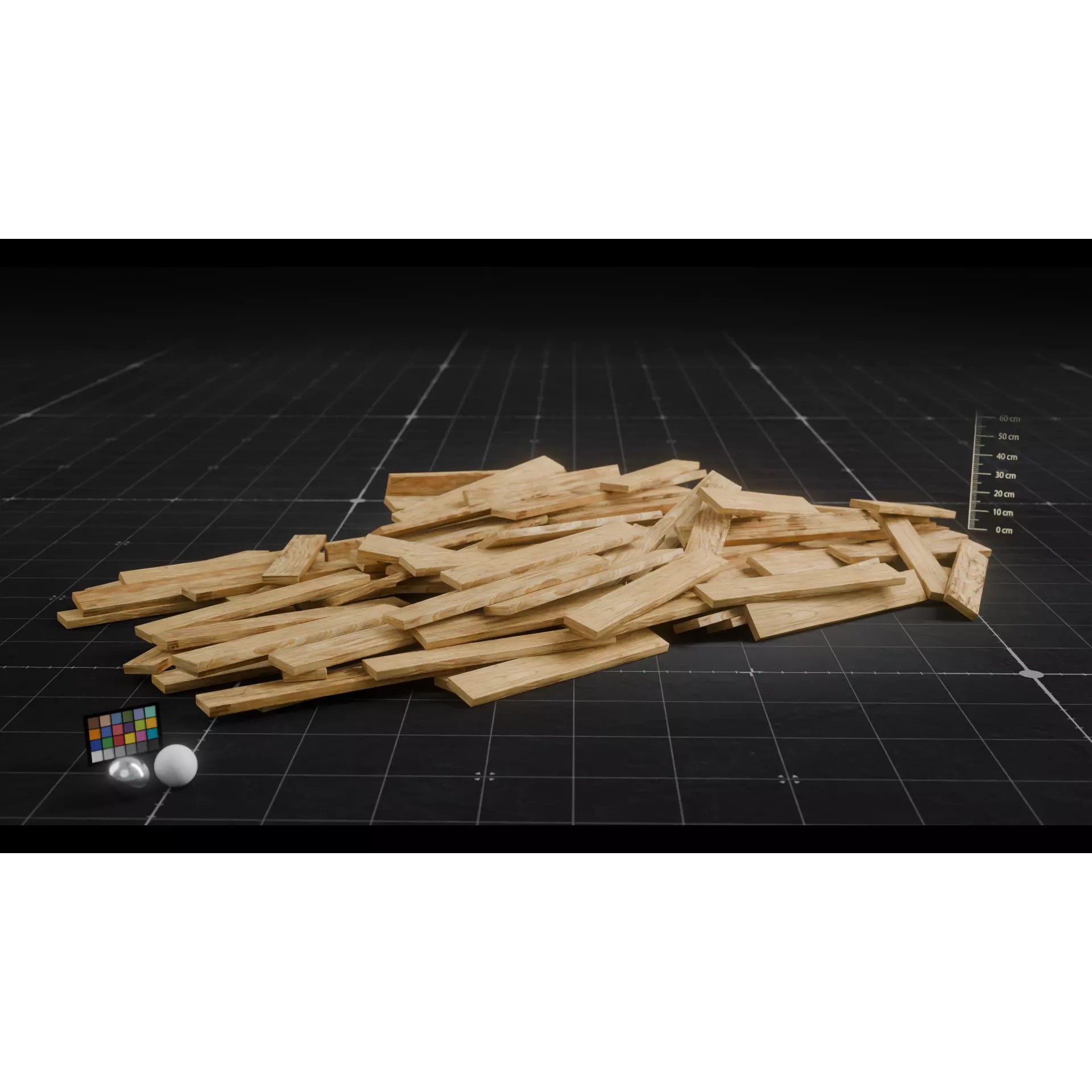 Construction Elements Set 01 - Low-Poly Game-Ready 3D Model - View 21
