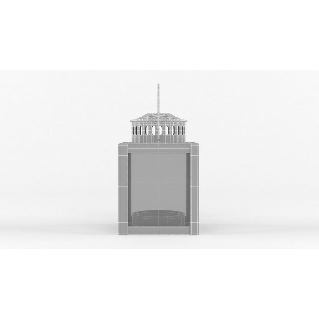 Candle Holder 3D Model – Realistic Decoration Asset, FBX & OBJ