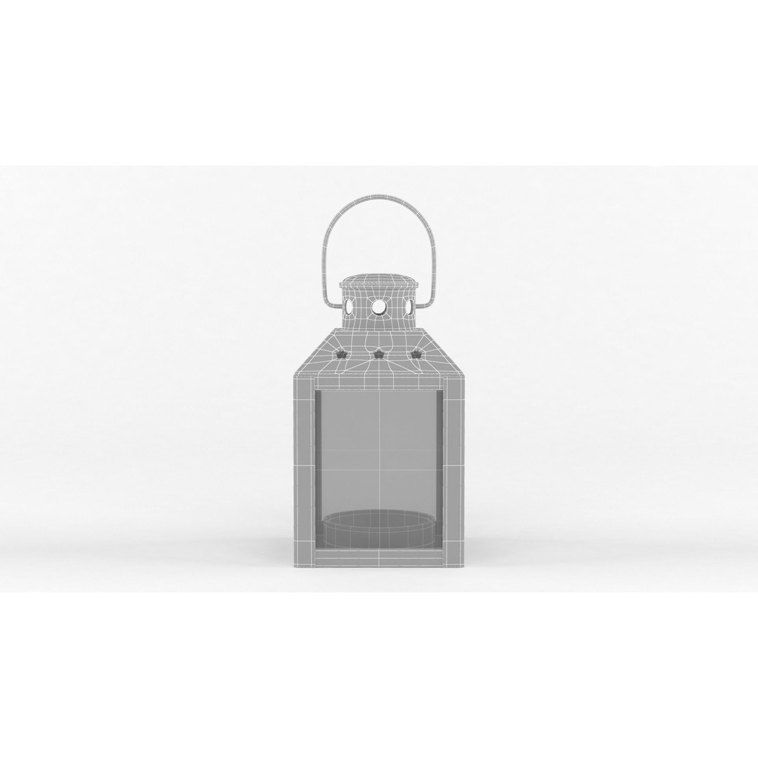Candle Holder 3D Model – Realistic Decoration Asset, FBX & OBJ - View 10
