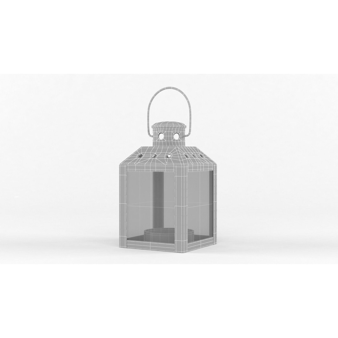 Candle Holder 3D Model – Realistic Decoration Asset, FBX & OBJ - View 11