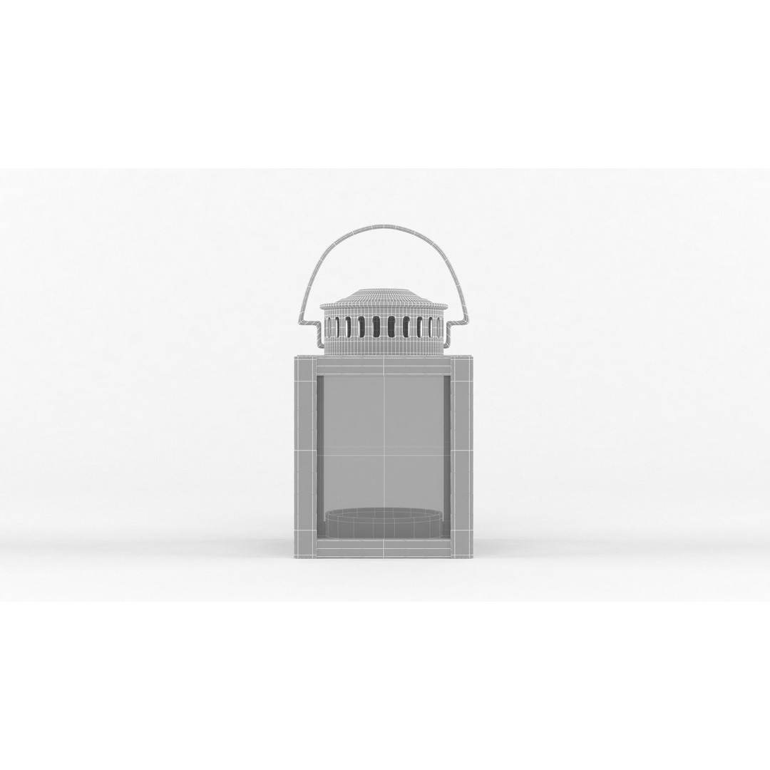 Candle Holder 3D Model – Realistic Decoration Asset, FBX & OBJ - View 13