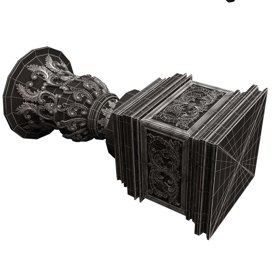 Flower Pot 3D Model – Low Poly Decorative Design, FBX, OBJ - View 10