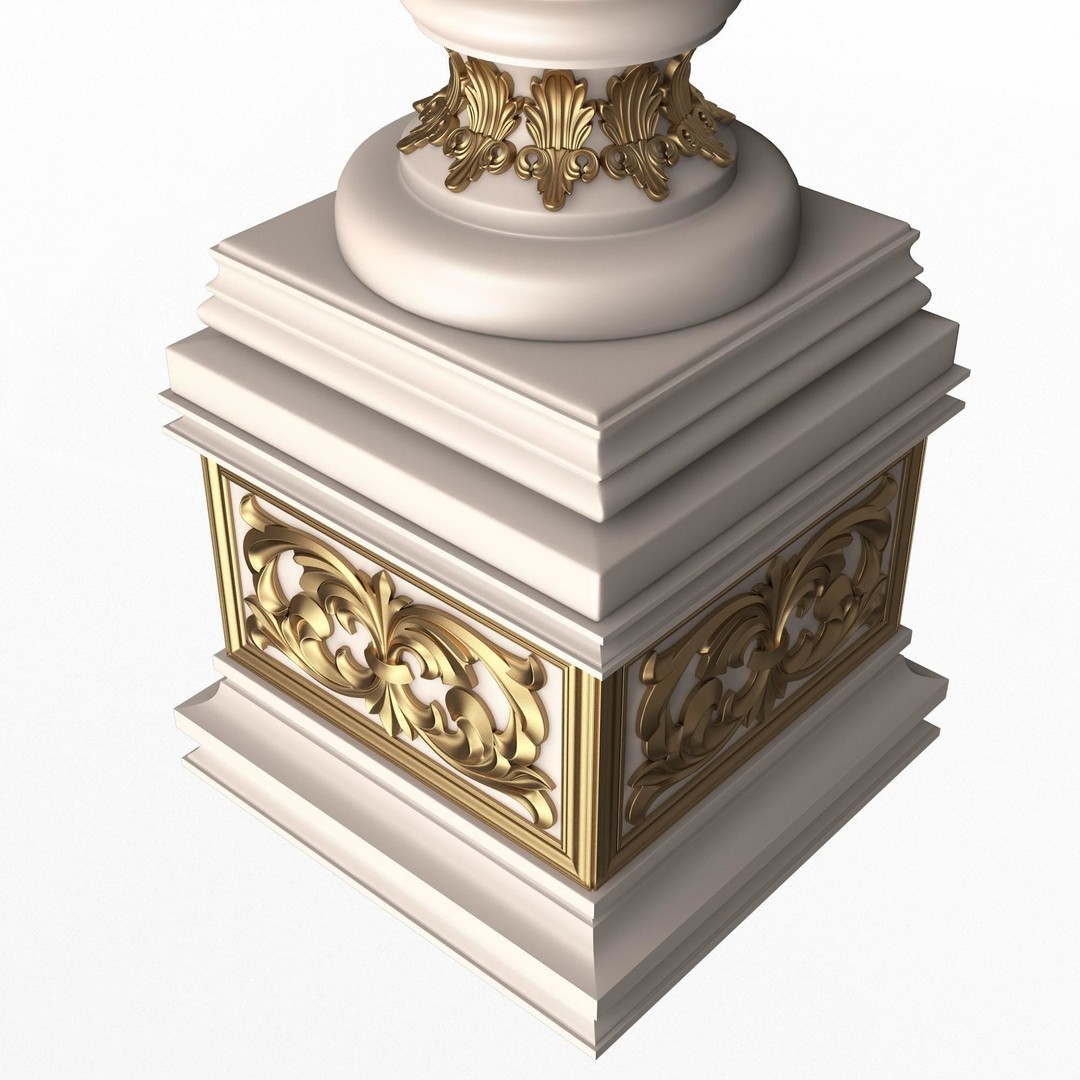 Flower Pot 3D Model – Low Poly Decorative Design, FBX, OBJ - View 6