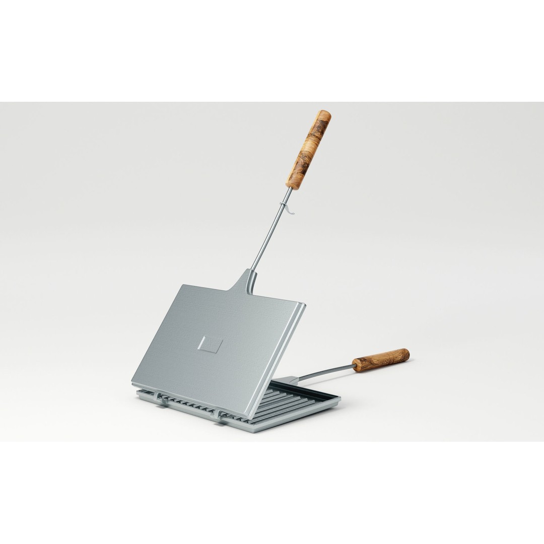 Stovetop Toaster 3D Model – High-Quality PBR Kitchenware Asset, FBX - View 16