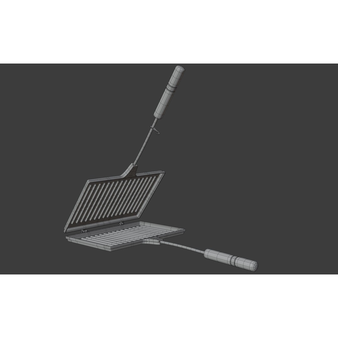 Stovetop Toaster 3D Model – High-Quality PBR Kitchenware Asset, FBX - View 19