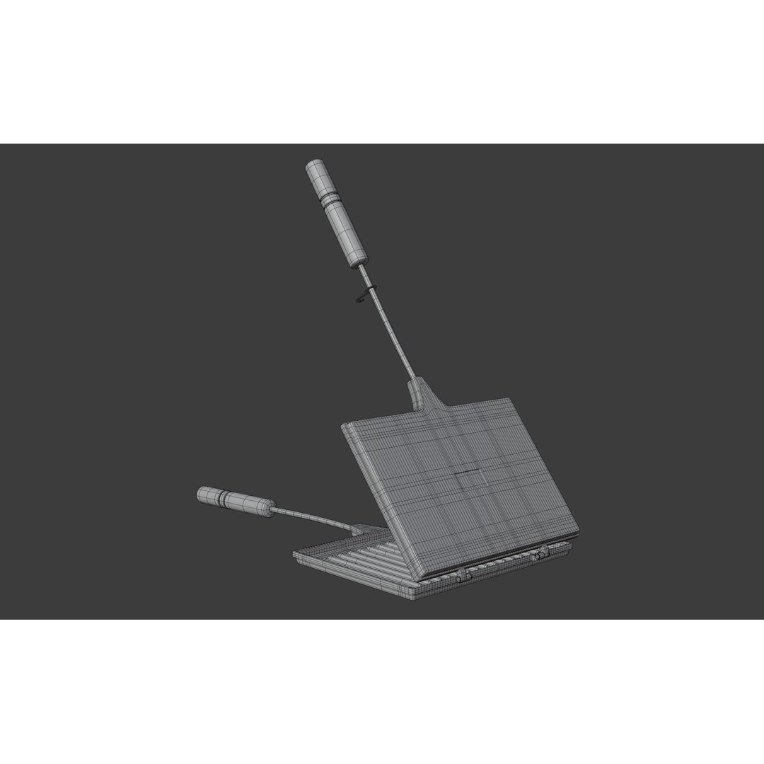 Stovetop Toaster 3D Model – High-Quality PBR Kitchenware Asset, FBX - View 23